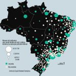 POPULAÇÃO COM RENDA FAMILIAR DE ATÉ 3 SALÁRIOS MÍNIMOS POR SEÇÃO E SUBSEÇÃO JUDICIÁRIA FEDERAL E COBERTURA DE ATENDIMENTO DA DPU