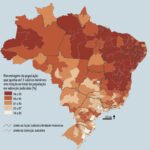PORCENTAGEM DA POPULAÇÃO COM RENDA FAMILIAR DE ATÉ 3 SALÁRIOS MÍNIMOS POR SEÇÃO E SUBSEÇÃO JUDICIÁRIA FEDERAL