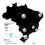 NÚMERO DE SUBSEÇÕES JUDICIÁRIAS FEDERAIS E COBERTURA DE ATENDIMENTO DA DEFENSORIA PÚBLICA DA UNIÃO