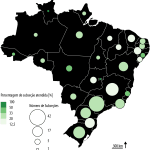 QUANTIDADE TOTAL E PORCENTAGEM DE SUBSEÇÕES JUDICIÁRIAS FEDERAIS ATENDIDAS PELA DEFENSORIA PÚBLICA DA UNIÃO
