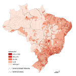 DENSIDADE DEMOGRÁFICA POR COMARCA