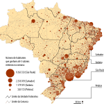 POPULAÇÃO COM RENDA DE ATÉ TRÊS SALÁRIOS MÍNIMOS POR COMARCA